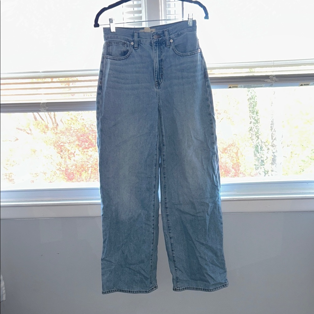 Madewell Light Blue Straight Leg Jeans